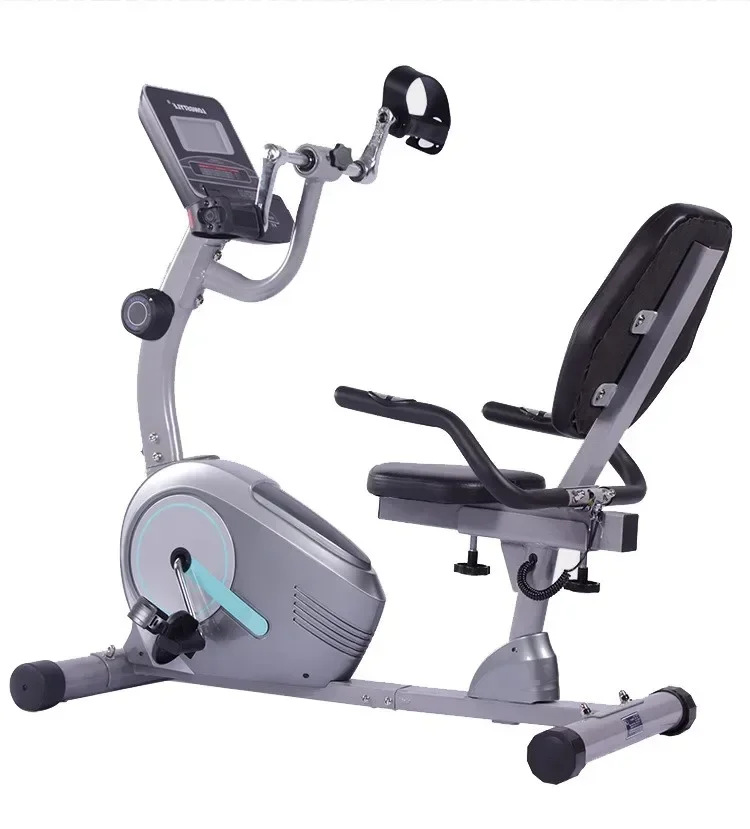 Indoor Magnetic Stationary Recumbent Fitness Bike Exercise Bicycle Spin Bike With Screen Cheap Fat Burning Gym Bicycle
