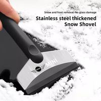 Car Snow Brush Cleaning Shovel Glass Ice Scrapers Tool Accessories For Mini Cooper One JCW Works F54 F55 F56 F57 F60 R50 R52