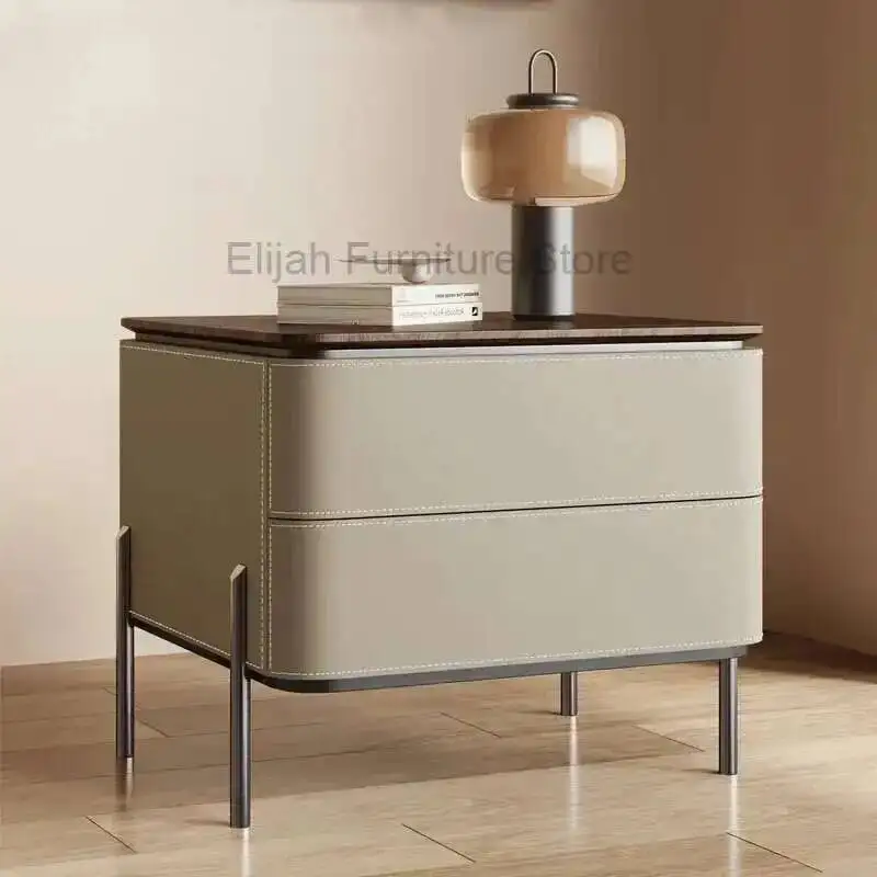 Table Bedroom Bed Open Tables Bookcase Solid Wood Nightstand Beside Chest Drawers Cabinet Mesa De Noche Distinctive Dresser