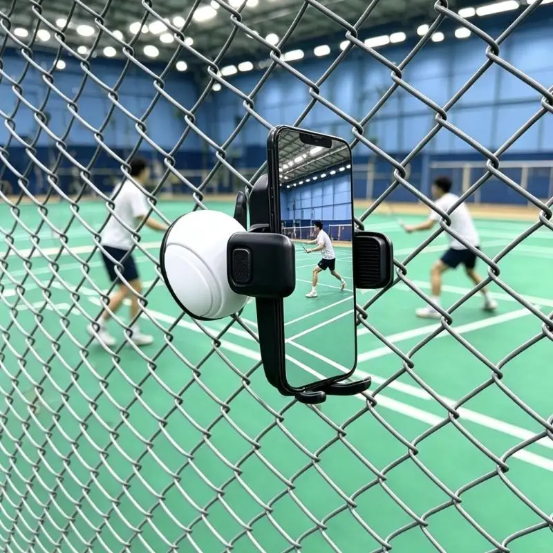 Outdoor Sport Phone Holder for Fence Filming and Practice Viewing JOME