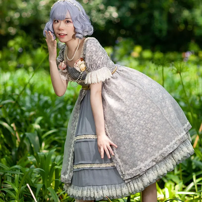 Vestido de algodón Lolita OP de Infanta, té de la tarde, dulce