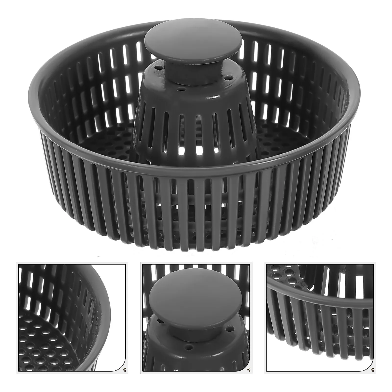 6Pcs Kitchen Sink Filter Basket Drain Strainer for Sink Plastic Non-Deformable Clog Resistant Smooth Drainage Performance