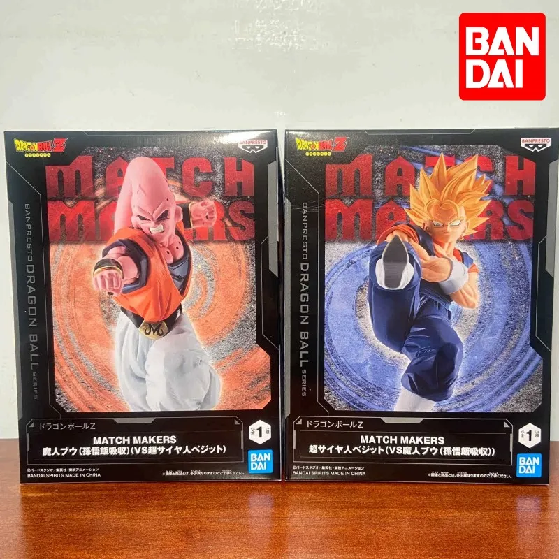 Bandai Original Dragon Ball Z Anime Figure MATCH MAKERS Vegetto Majin Buu Action Figure Toys for Gift Collectible Model