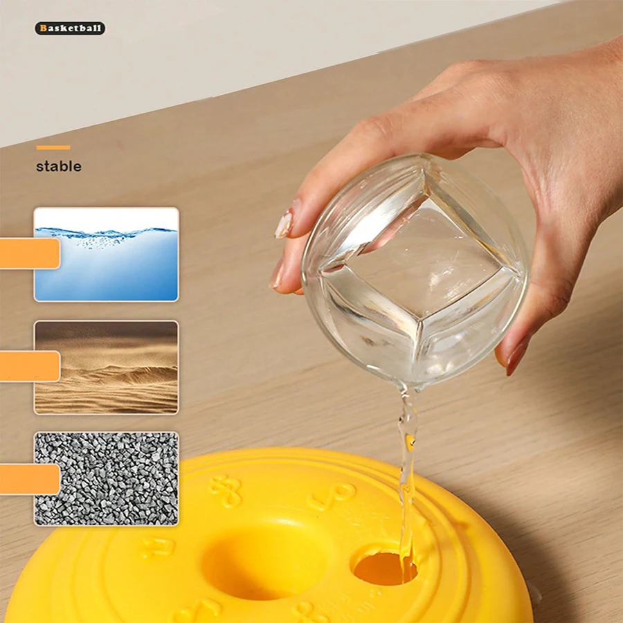 ห่วงบาสเก็ตบอลขนาดเล็กในร่มกลางแจ้งสําหรับเด็กวัยหัดเดินเป้าหมายบาสเก็ตบอลแบบปรับได้พร้อมลูกหนึ่งลูกสําหรับของขวัญวันเกิดเด็กสําหรับอายุ 1 ปีขึ้นไป