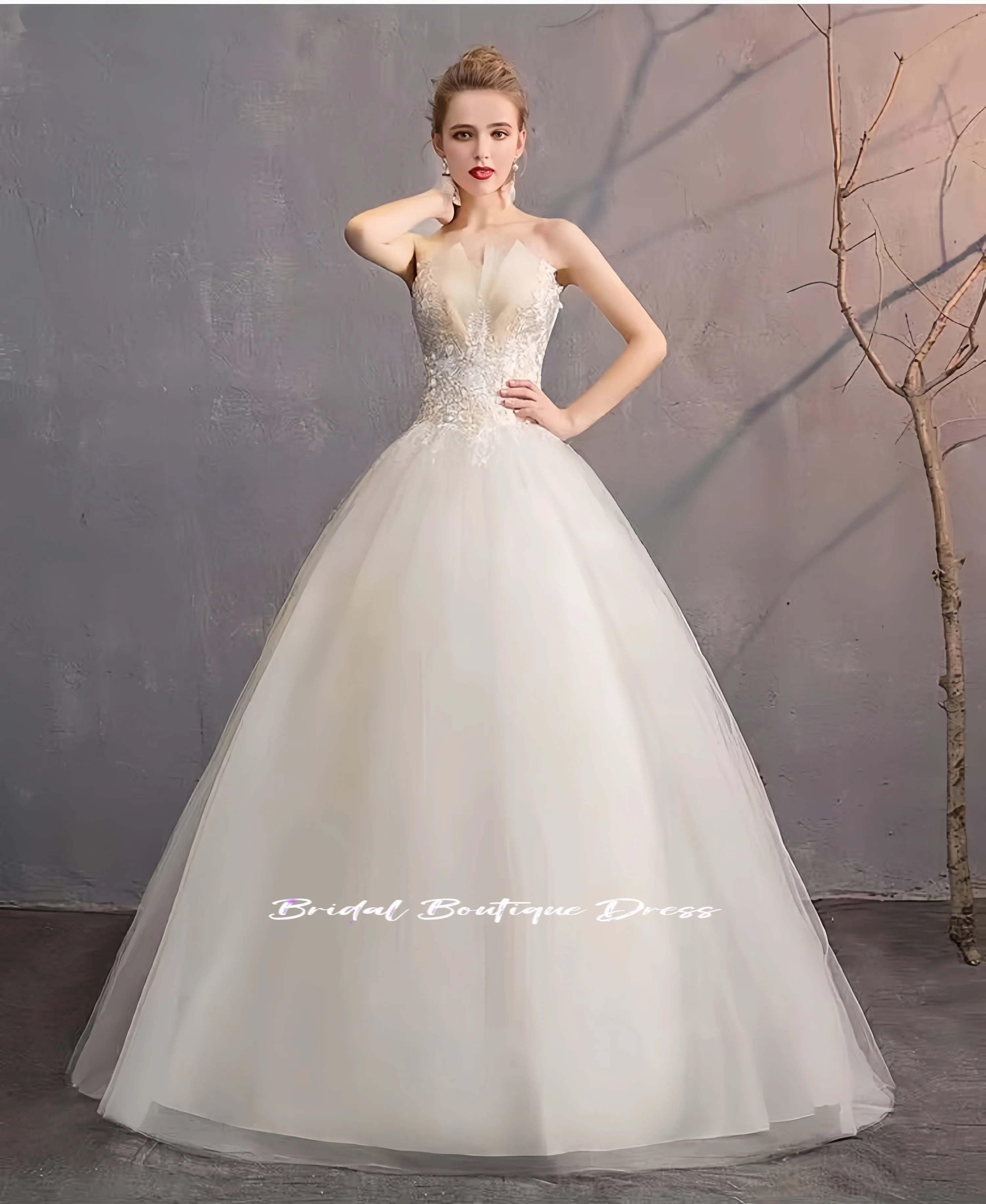 

Элегантное свадебное платье по индивидуальному заказу, кружевные свадебные платья невесты, роскошные свадебные платья со шлейфом, бальные платья, Vestido De Noiva