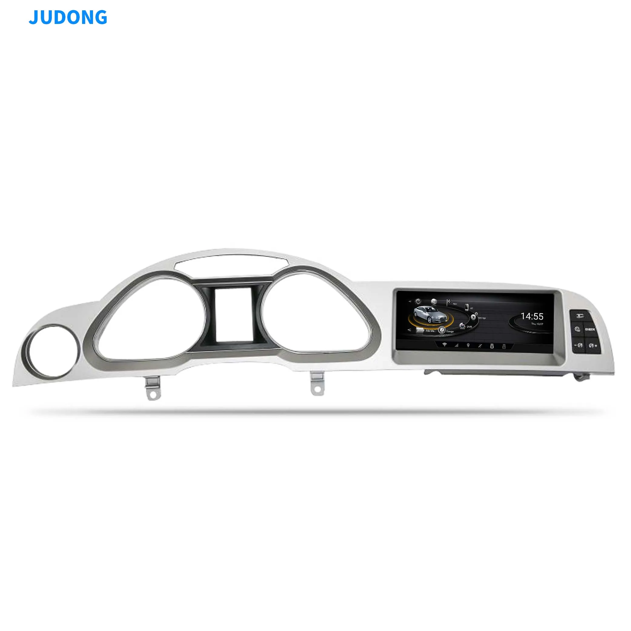 Reproductor multimedia con pantalla táctil y navegación gps para Audi, autorradio estéreo con dvd, fm, android, vídeo, espejo inverso, para Audi A6, C5, C6, 4F, 2010, 11