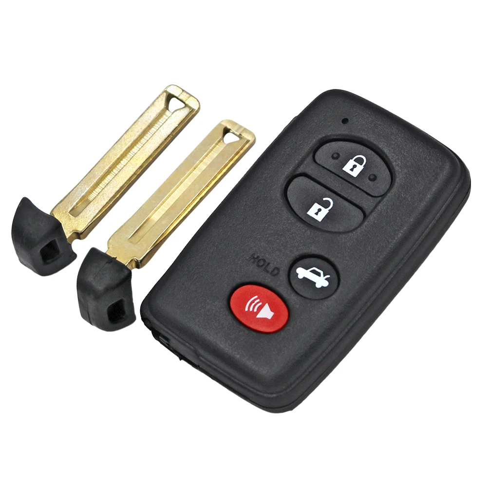 2/3/4 Buttons Smart Remote Key Shell Case Fob for Toyota Corolla Camry Avalon Prius RAV4 Highlander 4 Runner Land Cruiser