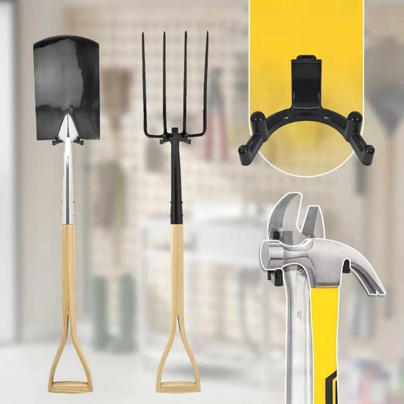 Space Saving Utility Hooks Garage Wall Organizers Tool Hangers For Shovels Rakes Hammers Practical Storage Solution JOMD