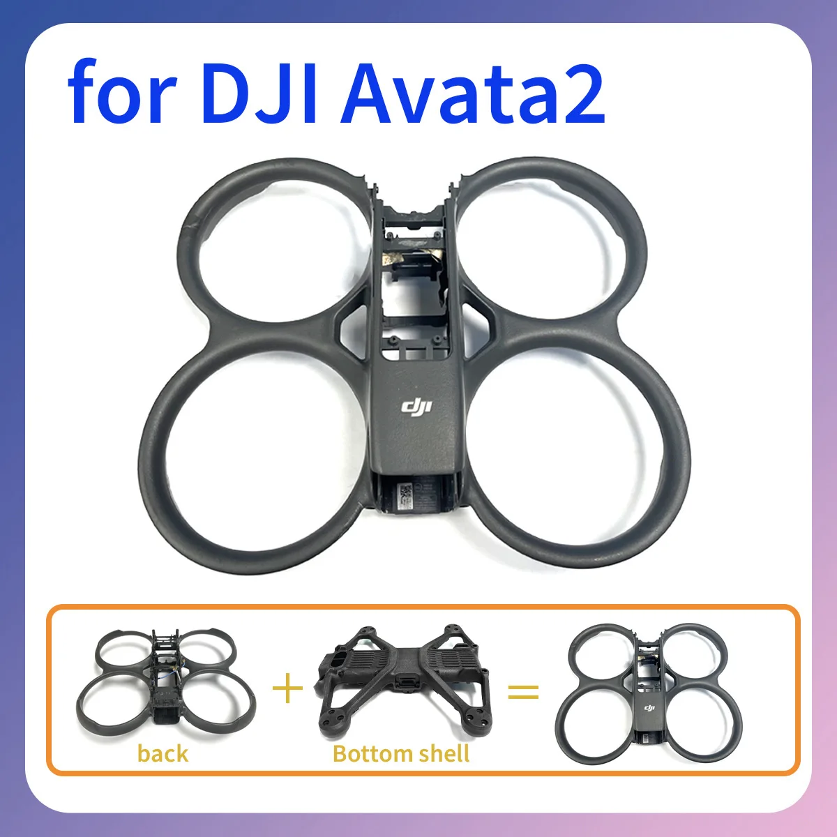 

The original Avata2 has a stable upper, middle, and lower shell that is suitable for DJI drone maintenance parts