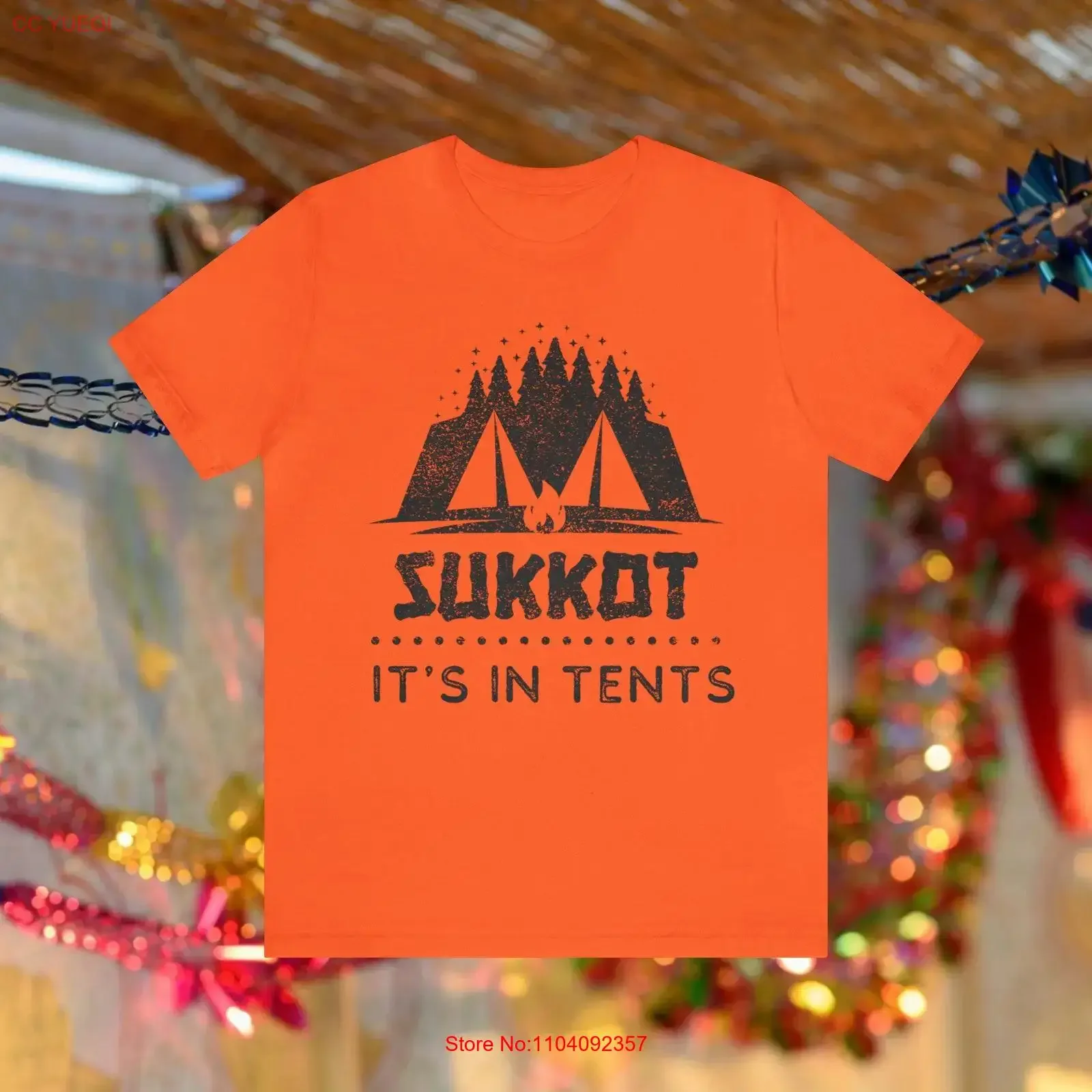Sukkot It's In Tents T Shirt Funny FALL Feast of Tabernacles Biblical Feasts  vintage Washed fashion Soft Stylish Unisex