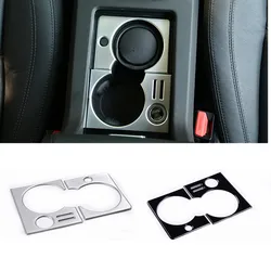 For Land Rover Discovery Sport 2015-2019 ABS Silver/Black Car Water Cup Holder Frame Cover Trim Sticker Car Accessories