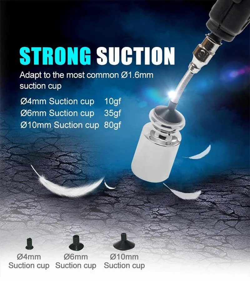 

Pro'sKit MS-B126 Strong Electric Vacuum Chuck Antistatic Suction Pen For SMT IC Chip Electronic Parts Lens Absorbers Device