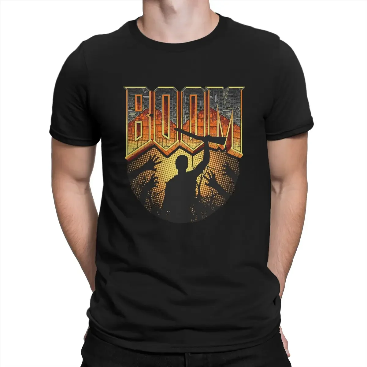 This Is My Boomstick Men TShirt Evil Dead O Neck Short Sleeve Fabric T Shirt Humor Top Quality Birthday Gifts