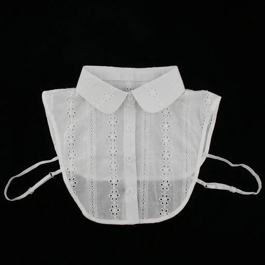 Costume staccabile da donna con mezza camicia finta finta finta e colletto staccabile