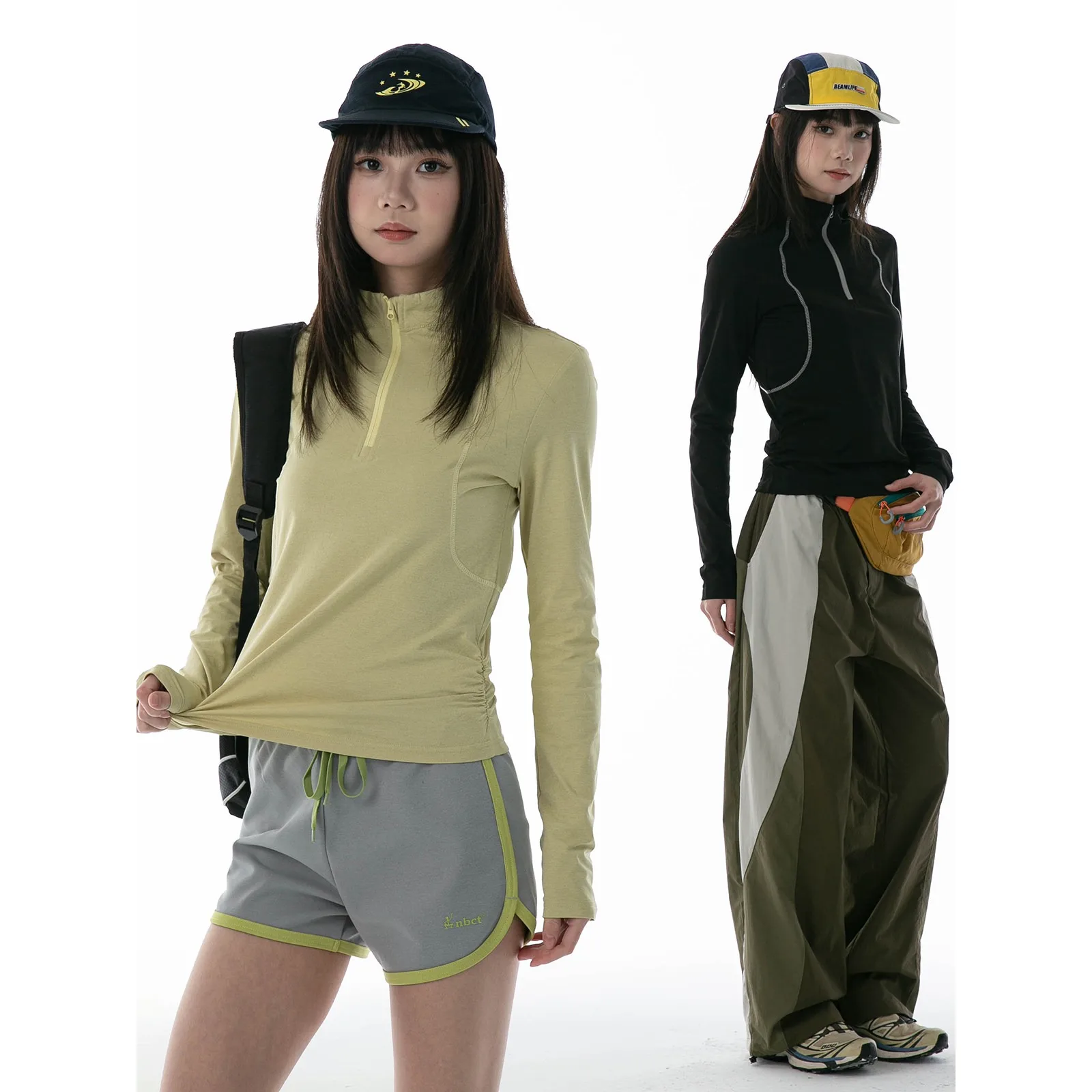 Outdoor Cycling Hiking Sport T-shirt Women Long Sleeve Quick Dry Slim Track T Shirt Hot Girl Y2k Streetwear City Walk Tshirt
