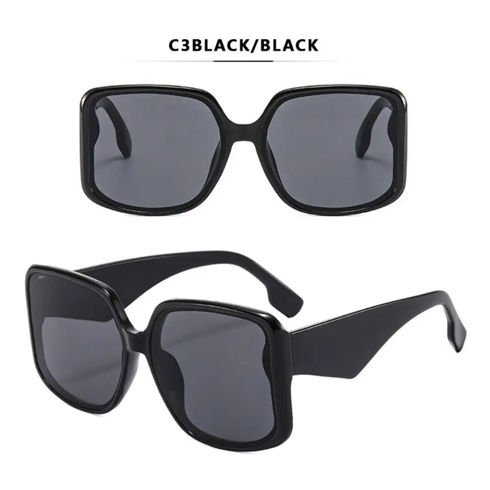 PC Sunglasses Goggles Gradient Lenses UV400 Big Frames Shades Clear View Block Glare UV Protection Sun Glasses