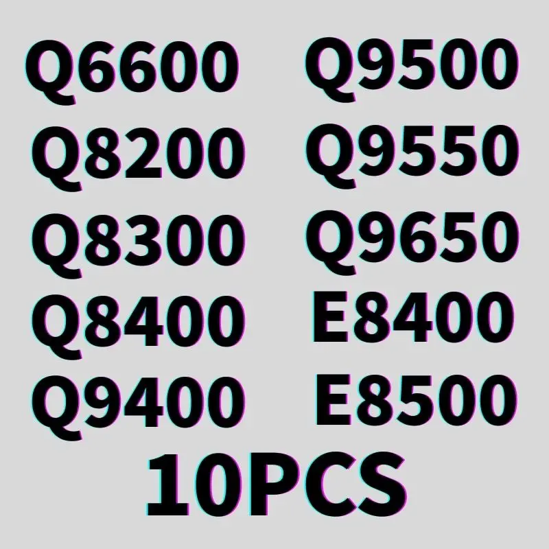 Componentes de computadora E8400/E8500/Q6600/Q8200/Q8300/Q8400/Q9400/Q9500/Q9550/Q9650/E8400/E8500