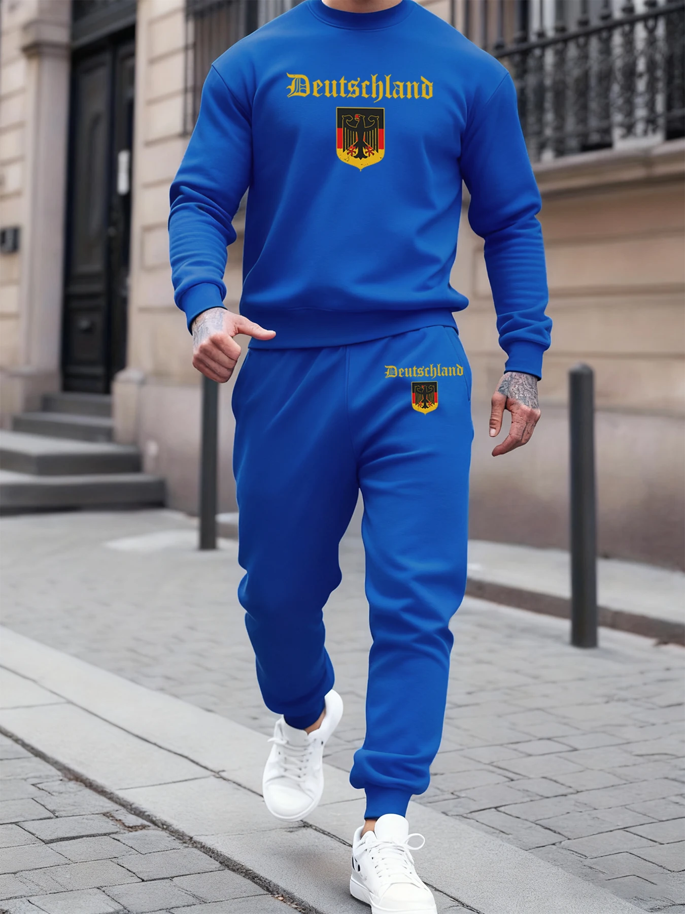 

Deutschland National Emblem с принтом, осенняя мягкая мужская толстовка, брючный костюм, спортивные зимние спортивные штаны, флисовая удобная толстовка, уличная одежда