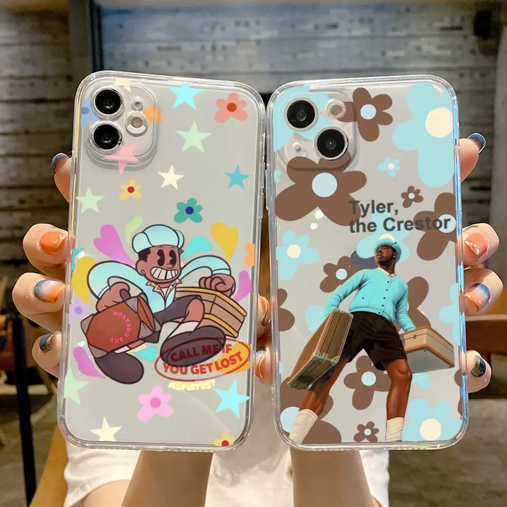 

Tyler The Creator Phone Case FOR IPhone 15 14 13 12 11 Pro 14 15 16 Plus 13 Pro MAX XR XS Woman Transparent Covers