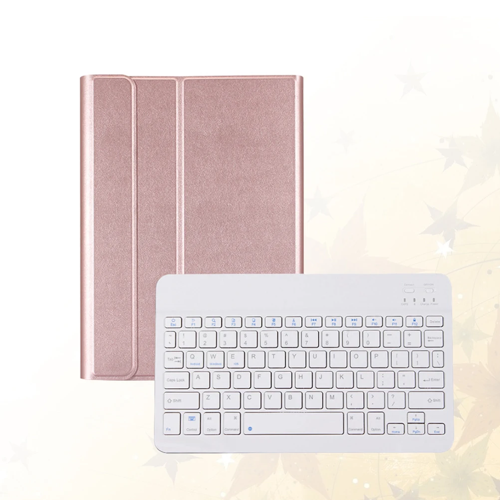

Inch Pu Detachable Stand Case Precise Cutouts Flexible Design Magnetic Suction For 9.7 10.2 Tablets Keyboard Protection