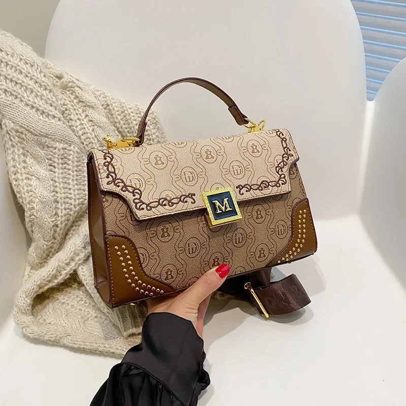 

Женская стеганая большая сумка 2025 года — просторный структурированный кошелек, трансформируемая сумка через плечо и верхняя ручка, модный дизайн