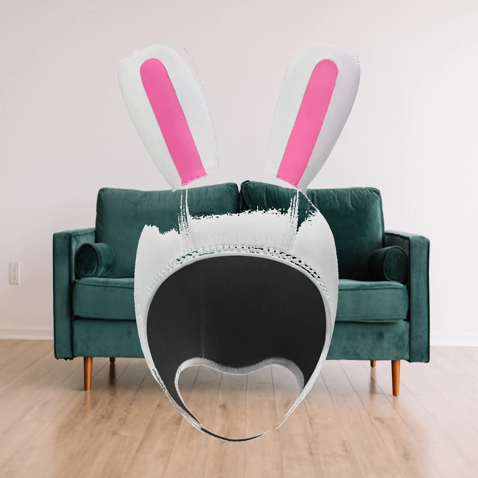 Neoprene Diving Cap 3mm Scuba Diving Hood Character Rabbit Ear Swim Cap Diving Gear for River Tracing and Rafting