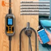 feyree 11kW Typ2 16A 3Phase Tragbares EV-Ladegerät Wi-Fi APP Bluetooth-Version EVSE-Ladekabel 5m CEE-Stecker für Elektroauto 3