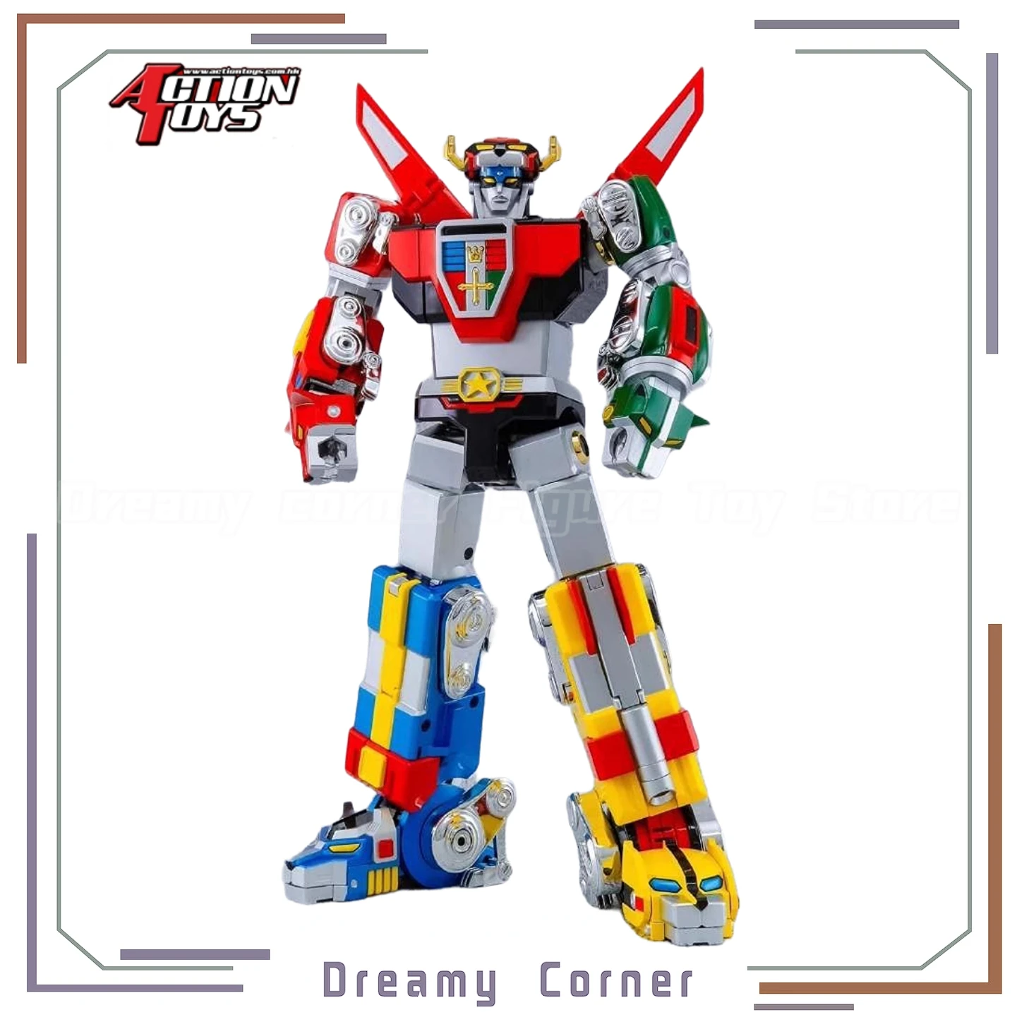 

【In Stock】Original Action Toys ACTION GOKIN SERIES Voltron: Defender of The Universe Finished Mecha Toys