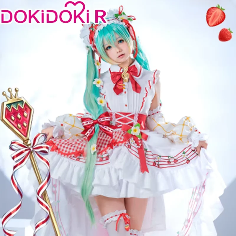 MIKUU Zombie MIKUOO Cosplay Costume DokiDoki-R Tenth Anniversary Mikku Cospaly Chinese Vampire Luminous Headphone Little Devil