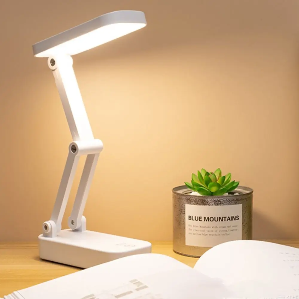

Energy Saving Foldable Solar Powered Desk Lamp USB Charging Touch Reading Light Dimmable Portable Table Lamp Bedside