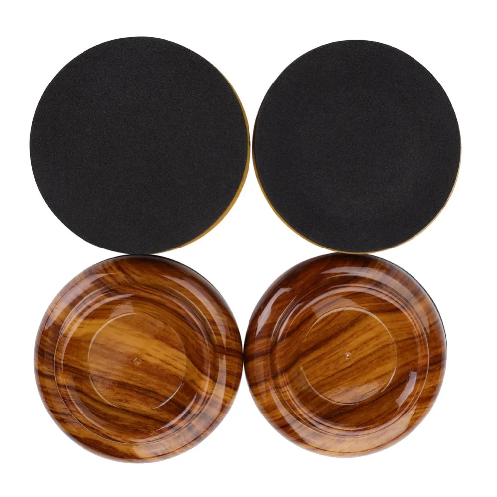 ​ABS Piano Caster Cups​ ​Slip Resistant​ ​Wood Color​ ​Piano Foot Pads​ ​Hardwood Floor maintenance ​Furniture Leg Pad​