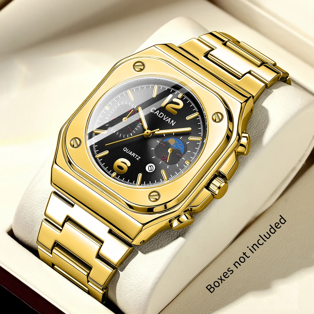 1Pcs Men's Stylish Watch Set, Business & Elegant, Ideal Gift For Ramadan Presents, Father's Day, Christmas, Family Gatherings