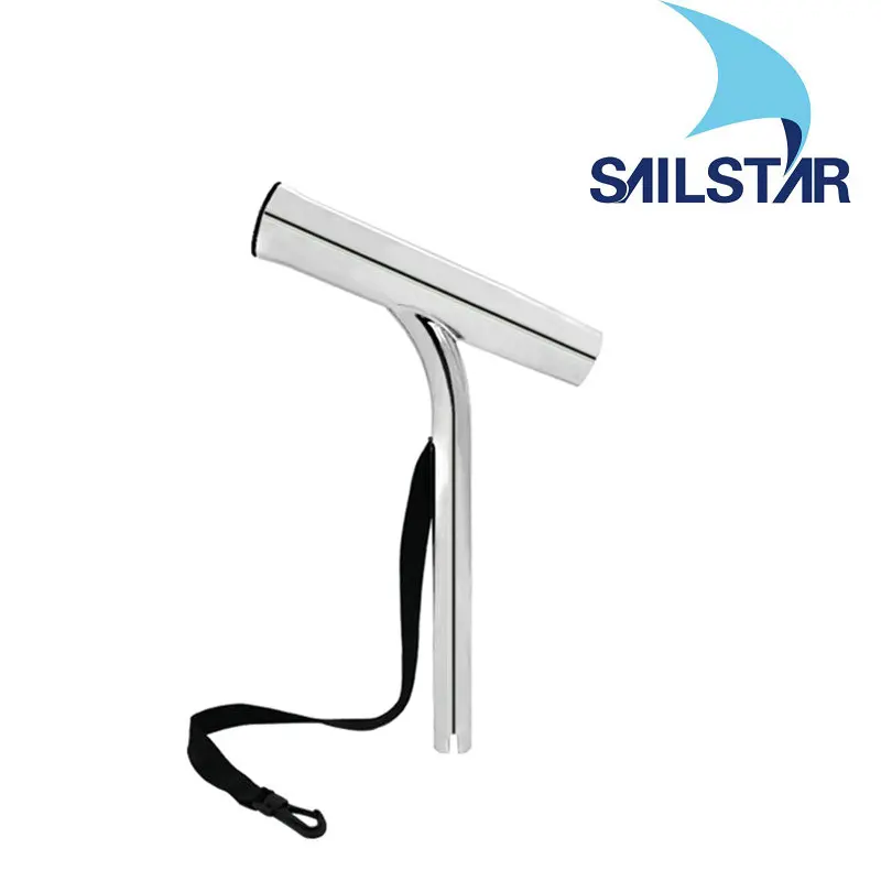 Highly Mirror Polished SS316 Marine Grade Outrigger Fishing Rod Holder Pole Bracket Support for Boat Yacht Tackle