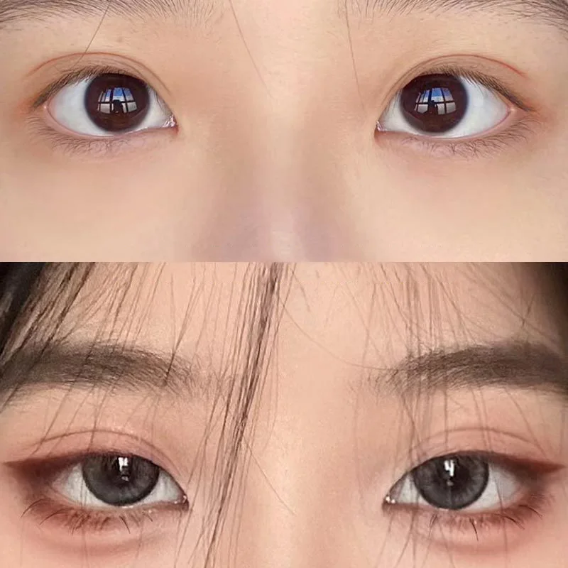 Palette de poudre pour les yeux et les paupières monochrome brun rouge, fini mat soyeux, chocolat, eyeliner effet ver à soie, maquillage waterproof