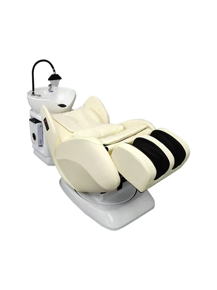 xqIntelligent High-End Electric Massage Rotating Hair Care Chair Multi-Function Put down Head Therapy Massage Hair-Washing Chair