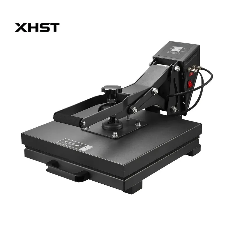 

Термопресс для сублимации 38x38 см с выдвижной платформой и ручным прессом высокого давления для печати на футболках