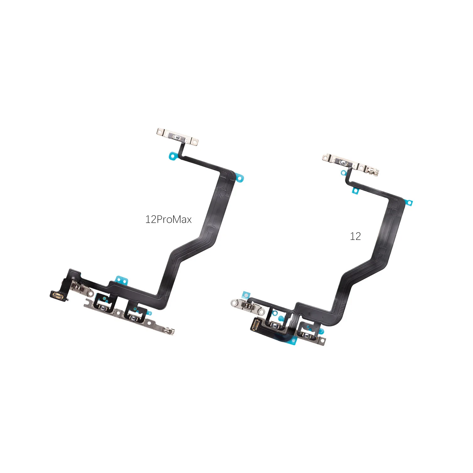 Power Button On Off Flex Cable For iPhone 11 12 11ProMax 11Pro 12mini 12ProMax 12Pro Mute Volume Switch Connector Ribbon Parts