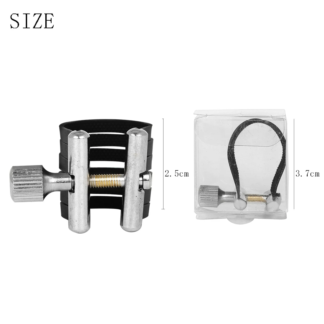 Altsaxophon Mundstück Klemme Reed Verschluss Clip für Sopran/Alt/Tenorsaxophon Holzblasinstrument Zubehör