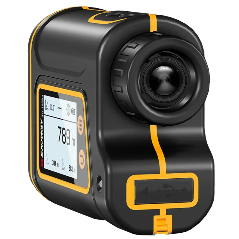 SW-800B Touch LCD Digital Laser Distance Meter Telescope 800m Laser Range Finder Hunting Monocular Golf Rangefinde