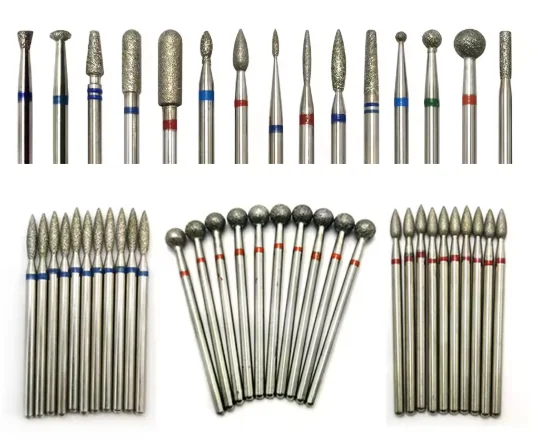 1 teile/satz Nagel Bohrer Bits Diamant Schneider für Maniküre Häutchen Grat Fräser für Pediküre Nägel Zubehör Werkzeuge