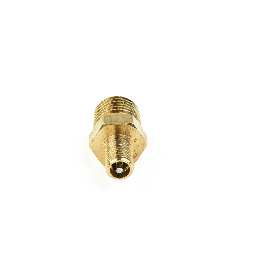 1/4 Inch NPT Solid Nickel Plated Brass Air Compressor Tank Fill Valve Car Repair And Maintenance Tool Filling Valve