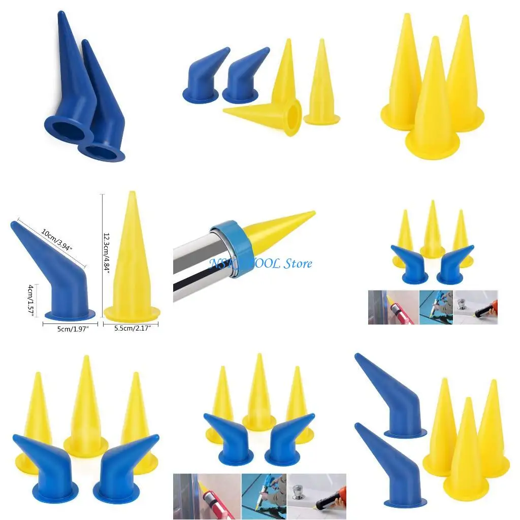 

L8RC Spare Nozzle Tube Nozzle Caps Re-Sealable Cartridge Spare Nozzles Screw Cover