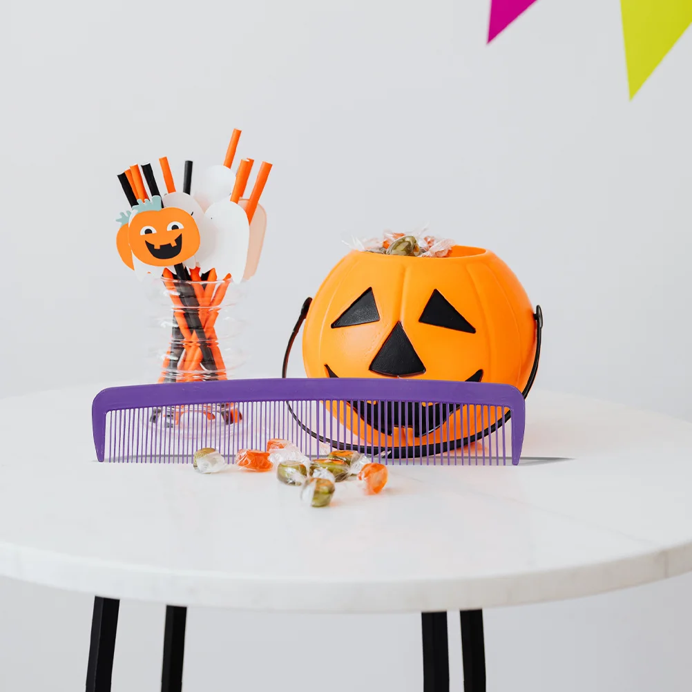 

5 шт. гигантская декоративная расческа большого размера, забавная гигантская опора на Хэллоуин, карнавал, Jumbo, пластиковая расческа для волос с широкими зубьями, костюм для вечеринки, розыгрыш