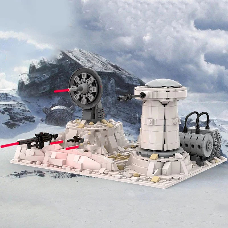 

Movie Star W SW Episode 5 Battle on Hoth Model Buildings Sets,Rebel cannons Buildings Blocks Toys Gift for Adults Kids 699 PCS