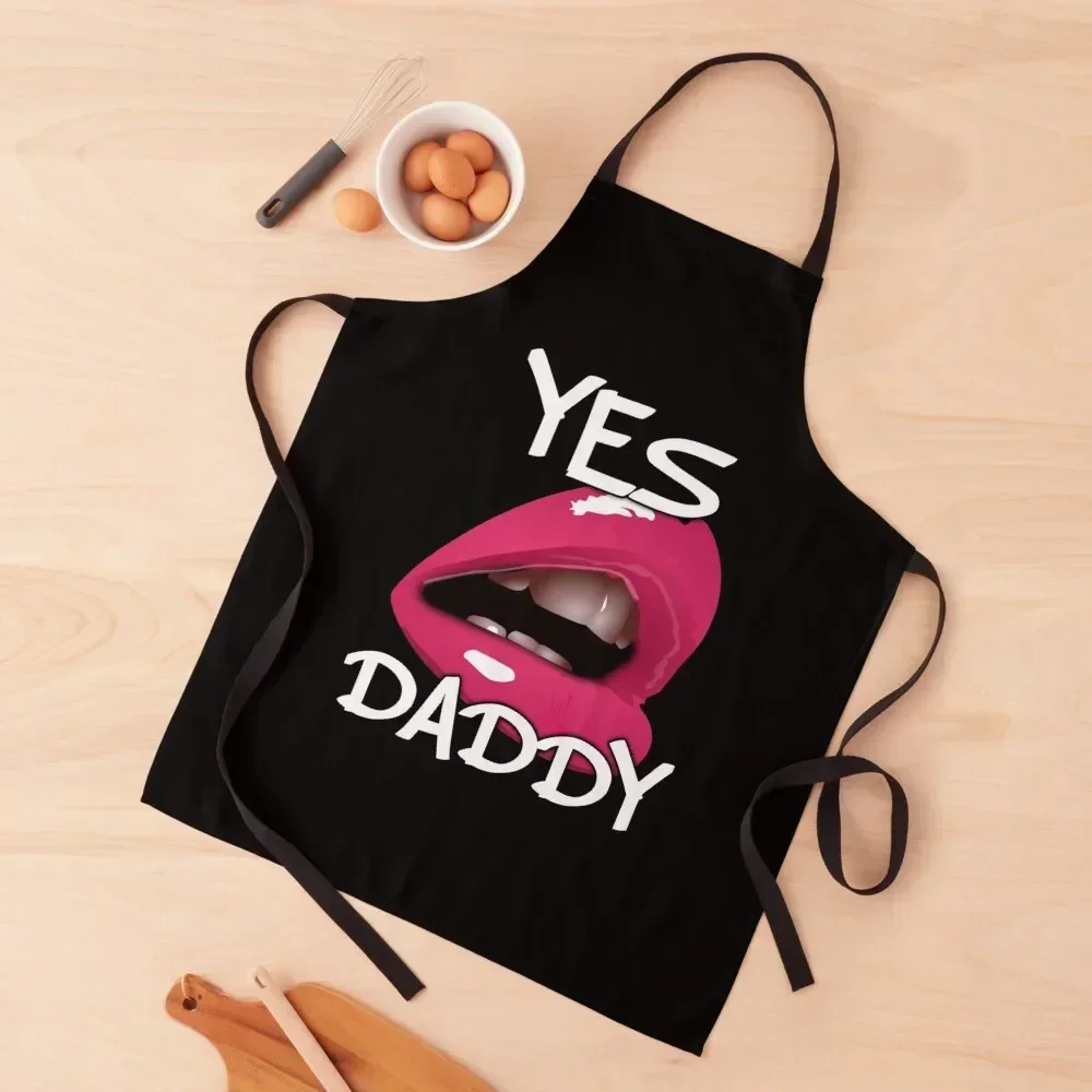 Yes Daddy Kinky Sexy - Sexy Apron beauty master Customizable cook wear Apron