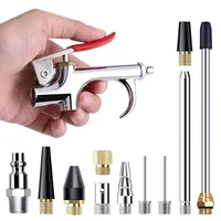 5/7/13 Pcs Air Tool Dust Compressor Nozzle Blow Gun Accessory Duster Cleaning Kit Pneumatic Parts Air Compressor Blower Kit