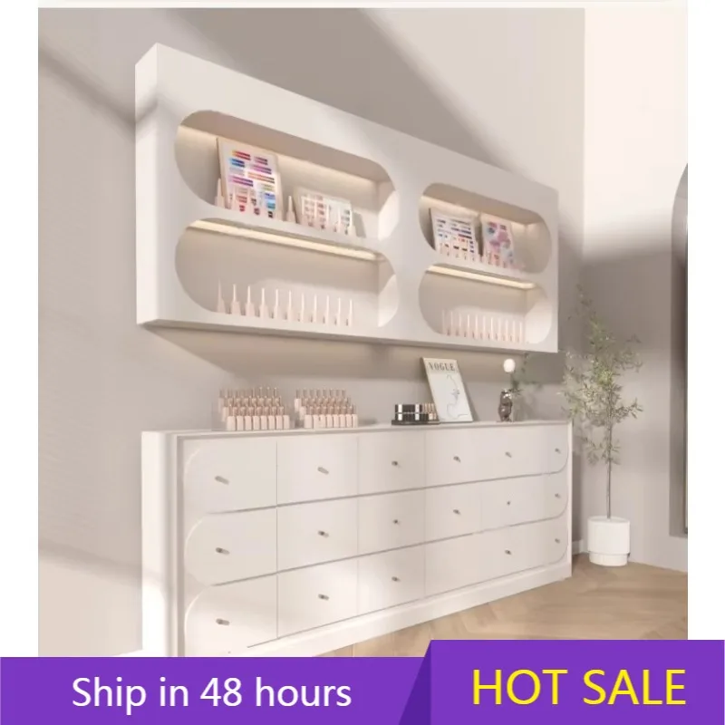 

YTYIN Yicheng Beauty Customized Cosmetic Beauty Skincare Shop Display Shelf Beauty Salon Display Rack Nail Display Rack for Sale