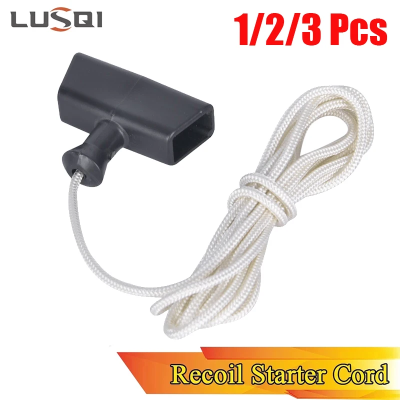 LUSQI 1/2/3 PCS 1.2m Replacing Lawn Mower Pull Cord  Recoil Starter Handle Cord Garden Tools