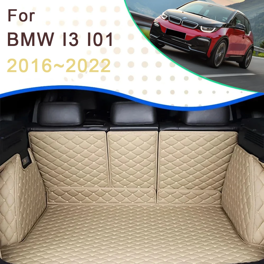 

Car Rear Trunk Mats For BMW I3 I01 2016~2022 Waterproof Back Seat Mats Storage Pads Carpets Auto Accessories 2017 2018 2019 2020