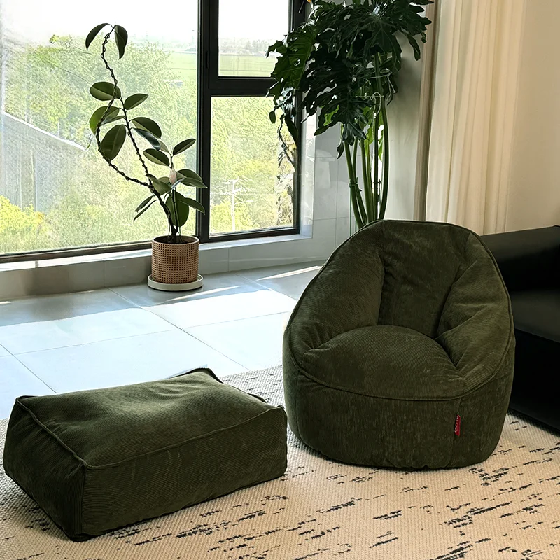 عروض صغيرة أرائك كيس الفول سحابة فقاعة ضغط منخفض أرائك كيس فول قابلة للتحويل منجدة أثاث بوف نفث دي كوارتو #3